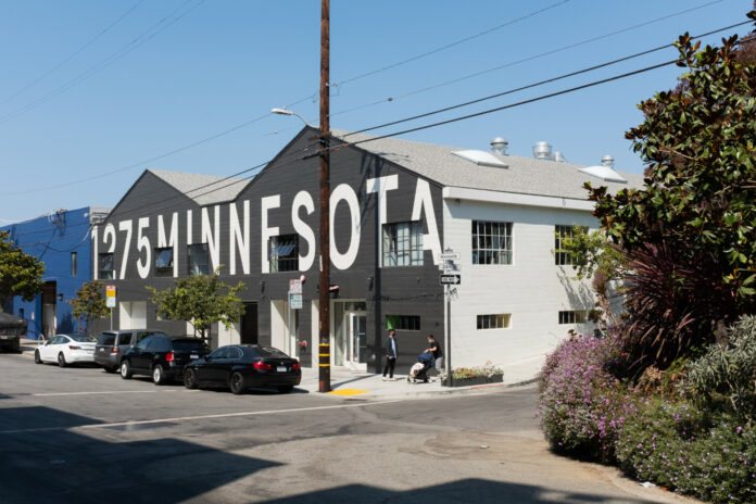 Exterior shot of Minnesota Street project art gallery.